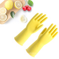 Coloridos guantes de goma de látex natural para el hogar
